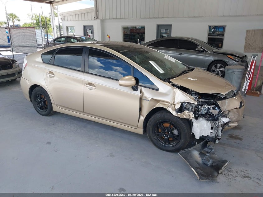 2011 Toyota Prius VIN JTDKN3DU0B1385999 IAAI salvage auction — FRONT END, Rebuildable (Florida), sold $1,400 on 2026-07-08 (photo 1)