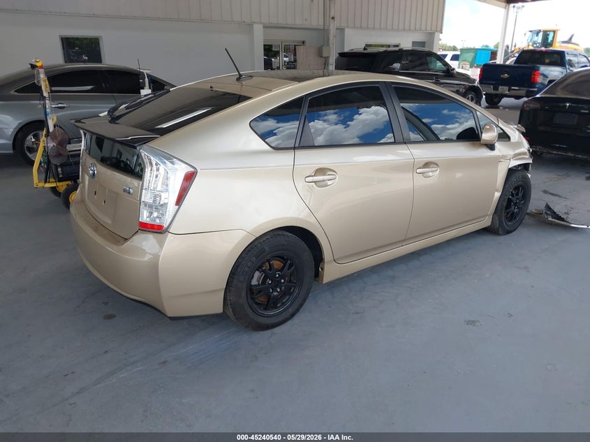 2011 Toyota Prius VIN JTDKN3DU0B1385999 IAAI salvage auction — FRONT END, Rebuildable (Florida), sold $1,400 on 2026-07-08 (photo 4)
