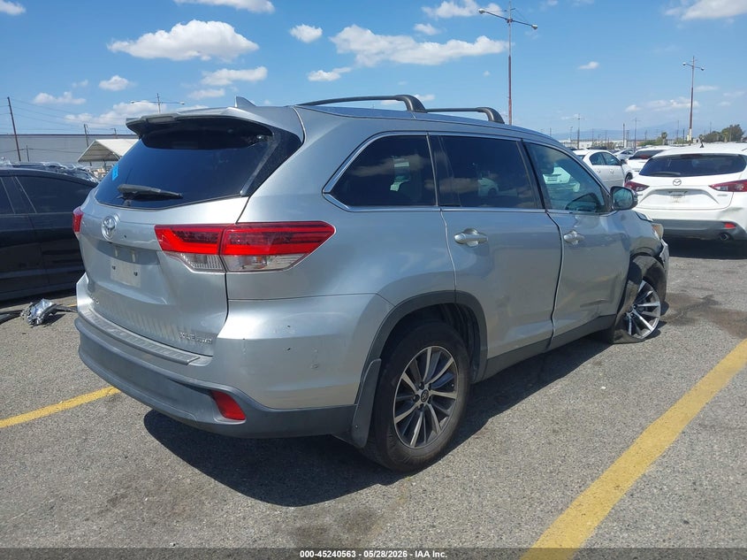 2019 Toyota Highlander VIN 5TDJZRFH4KS588089 IAAI salvage auction — LEFT FRONT, Salvage Title, sold $7,325 on 2026-07-28 (photo 4)