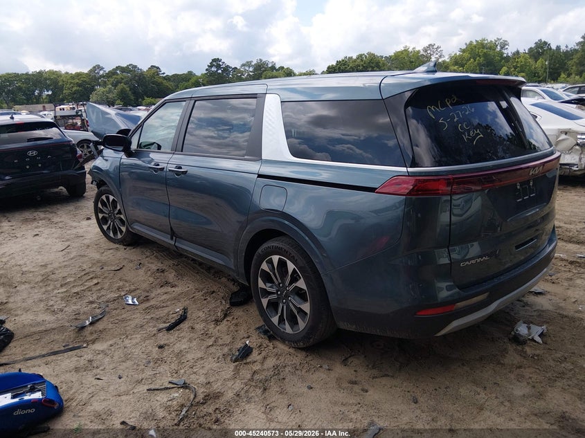 2024 Kia Carnival VIN KNDNC5H35R6338769 IAAI salvage auction — FRONT END, Salvage (South Carolina), sold $5,400 on 2026-07-14 (photo 3)