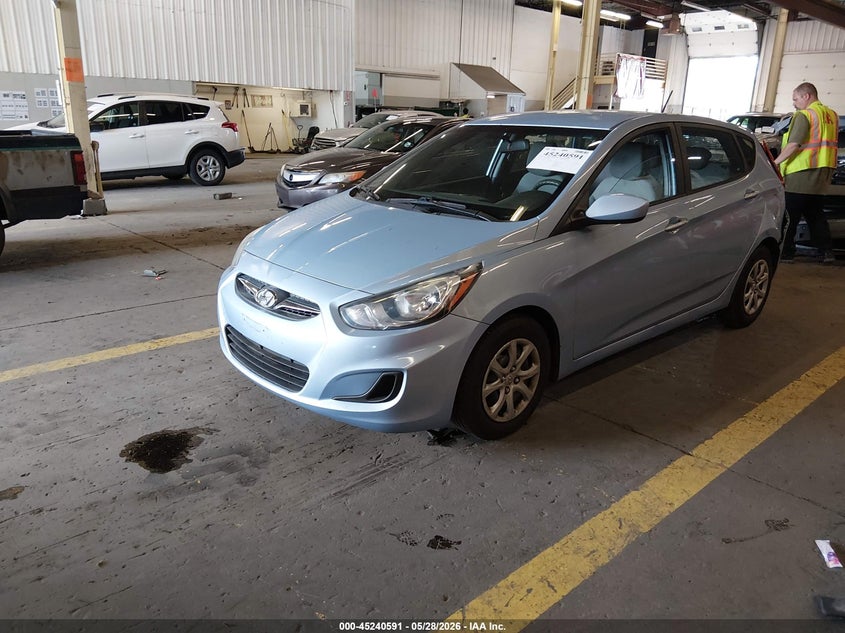2014 Hyundai Accent VIN KMHCT5AE9EU149823 IAAI salvage auction — REAR END, Salvage Title, sold $600 on 2026-07-29 (photo 2)