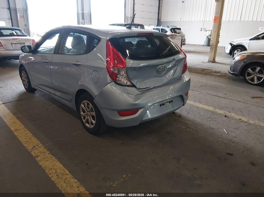 2014 Hyundai Accent VIN KMHCT5AE9EU149823 IAAI salvage auction — REAR END, Salvage Title, sold $600 on 2026-07-29 (photo 3)