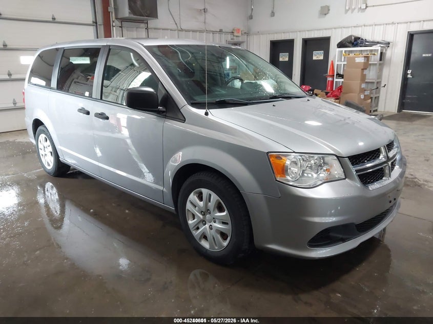 2019 Dodge Grand caravan VIN 2C4RDGBG8KR659449 IAAI salvage auction — HAIL, SF97 (Kansas), sold $9,700 on 2026-07-09 (photo 1)