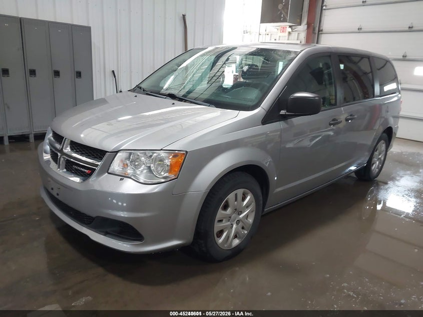 2019 Dodge Grand caravan VIN 2C4RDGBG8KR659449 IAAI salvage auction — HAIL, SF97 (Kansas), sold $9,700 on 2026-07-09 (photo 2)