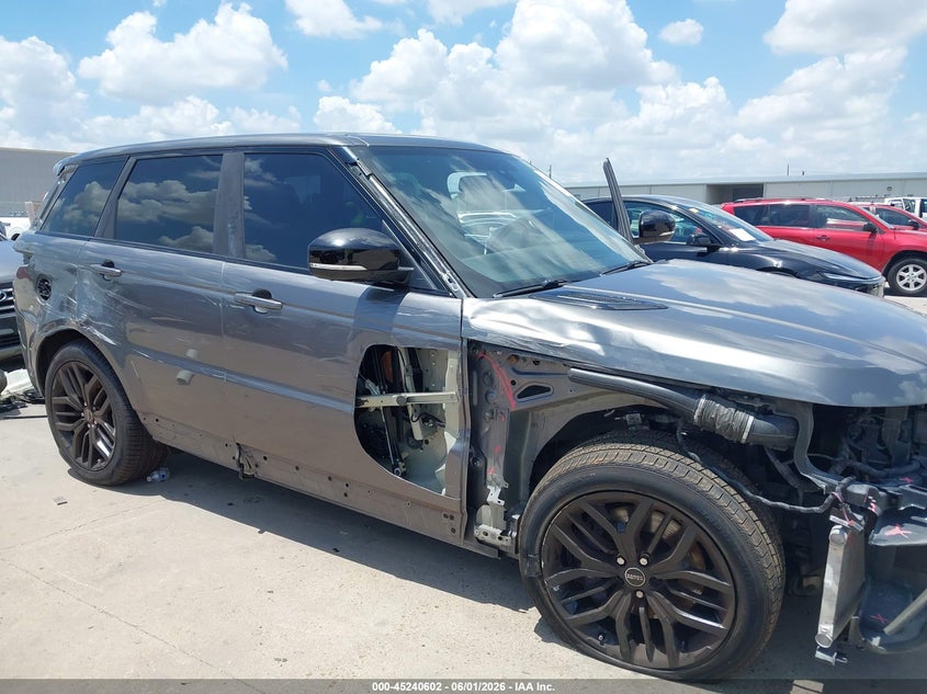 2016 Land rover Range rover sport VIN SALWZ2EFXGA576572 IAAI salvage auction — RIGHT SIDE, Salvage Title, sold $8,900 on 2026-08-20 (photo 6)