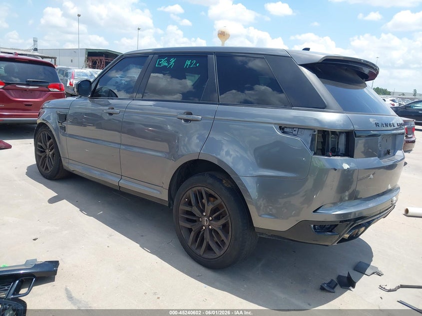 2016 Land rover Range rover sport VIN SALWZ2EFXGA576572 IAAI salvage auction — RIGHT SIDE, Salvage Title, sold $8,900 on 2026-08-20 (photo 3)