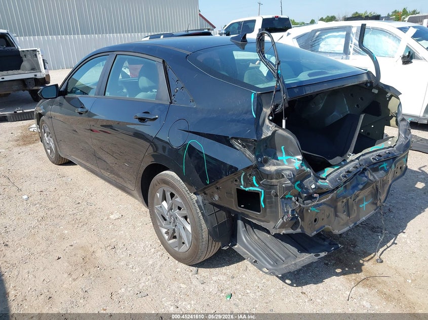 2024 Hyundai Elantra VIN KMHLM4DG3RU852280 IAAI salvage auction — REAR END, Salvage Title, sold $3,750 on 2026-07-30 (photo 3)