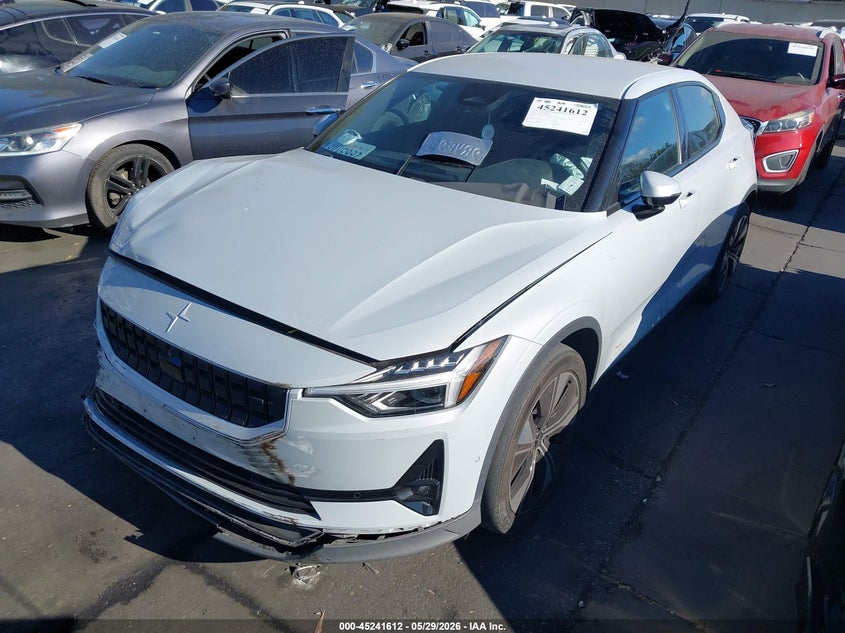 2023 Polestar 2 VIN YSMED3KA2PL144874 IAAI salvage auction — RIGHT FRONT, Salvage Title, sold $5,875 on 2026-07-22 (photo 2)