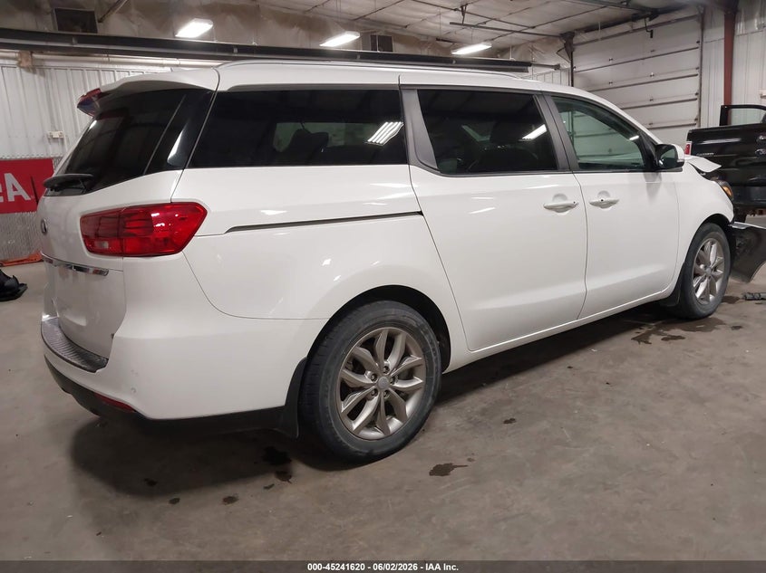 2020 Kia SEDONA VIN KNDMB5C18L6639497 IAAI salvage auction — FRONT END, Salvage Title, sold $2,575 on 2026-07-14 (photo 4)
