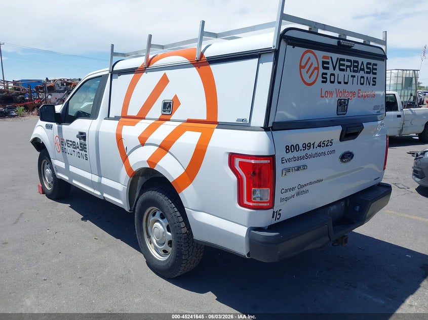 2015 Ford F-150 VIN 1FTMF1C8XFKD80534 IAAI salvage auction — FRONT END, Salvage Title, sold $2,850 on 2026-07-09 (photo 3)