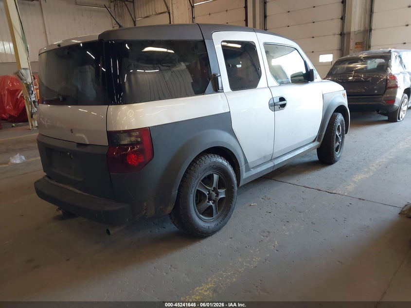 2007 Honda Element VIN 5J6YH183X7L004642 IAAI salvage auction — REAR END, Salvage (Oregon), sold $975 on 2026-07-09 (photo 4)