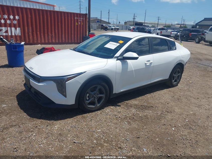 2025 Kia K4 VIN 3KPFT4DE6SE203693 IAAI salvage auction — REAR END, Original (Texas), sold $7,300 on 2026-07-29 (photo 2)