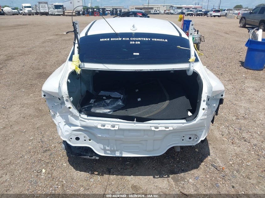 2025 Kia K4 VIN 3KPFT4DE6SE203693 IAAI salvage auction — REAR END, Original (Texas), sold $7,300 on 2026-07-29 (photo 6)