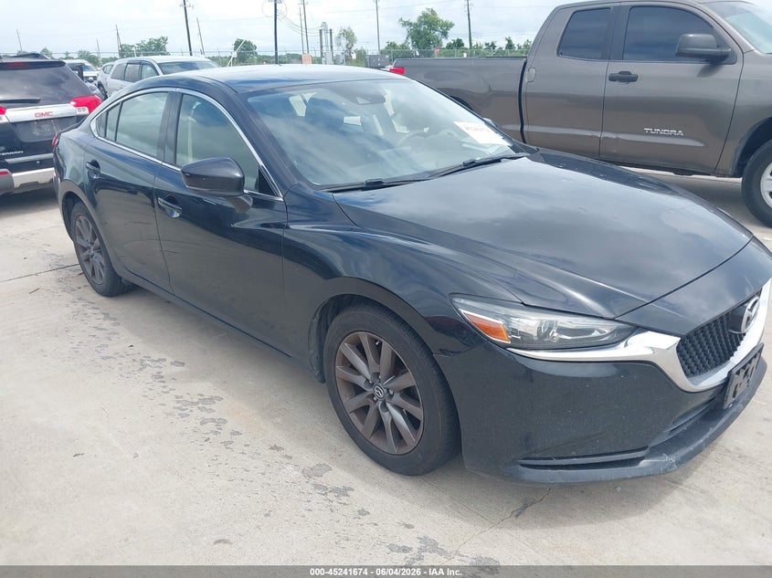 2018 Mazda 6 VIN JM1GL1UM3J1318960 IAAI salvage auction — HAIL, Salvage Title, sold $5,175 on 2026-07-31 (photo 1)