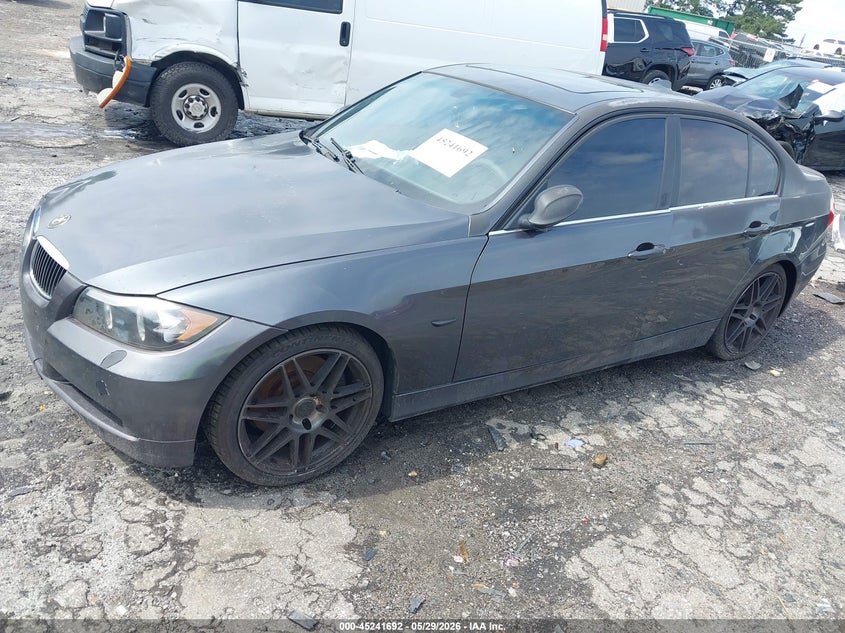 2006 BMW 3 series VIN WBAVB33536KS31445 IAAI salvage auction — RIGHT FRONT, Salvage (Georgia), sold $350 on 2026-07-08 (photo 2)