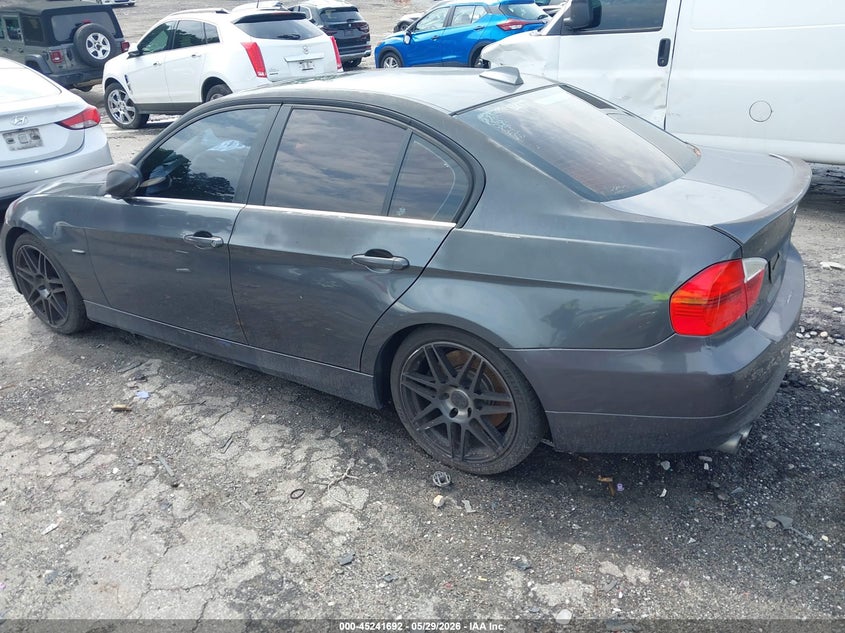 2006 BMW 3 series VIN WBAVB33536KS31445 IAAI salvage auction — RIGHT FRONT, Salvage (Georgia), sold $350 on 2026-07-08 (photo 3)