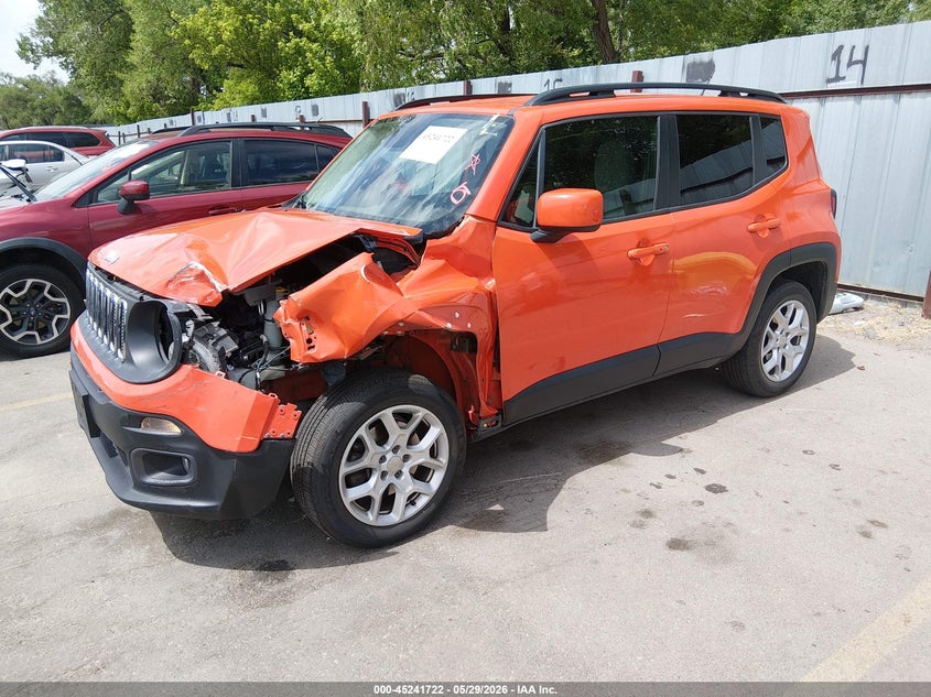 2015 Jeep Renegade VIN ZACCJBBT6FPB79208 IAAI salvage auction — FRONT END, Salvage Title, sold $2,000 on 2026-07-09 (photo 2)