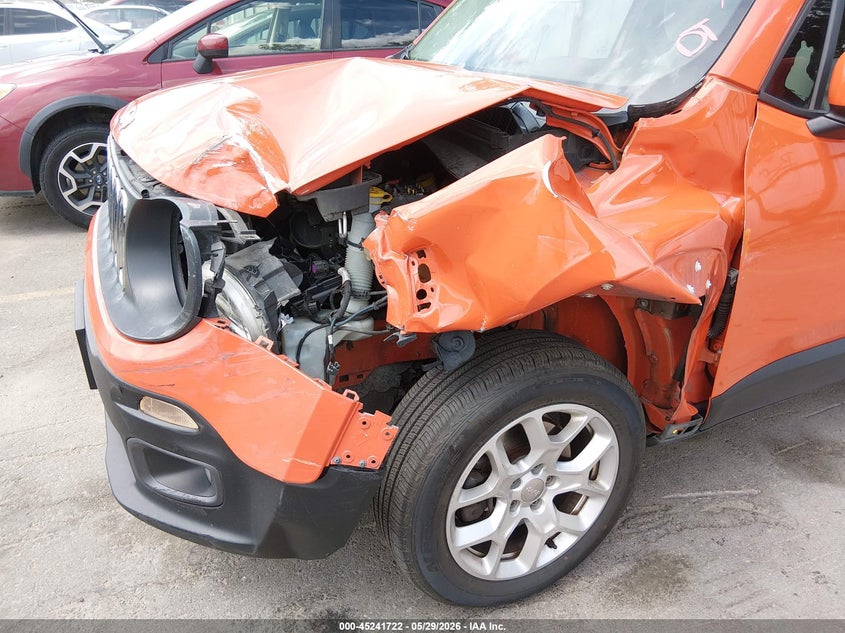 2015 Jeep Renegade VIN ZACCJBBT6FPB79208 IAAI salvage auction — FRONT END, Salvage Title, sold $2,000 on 2026-07-09 (photo 6)