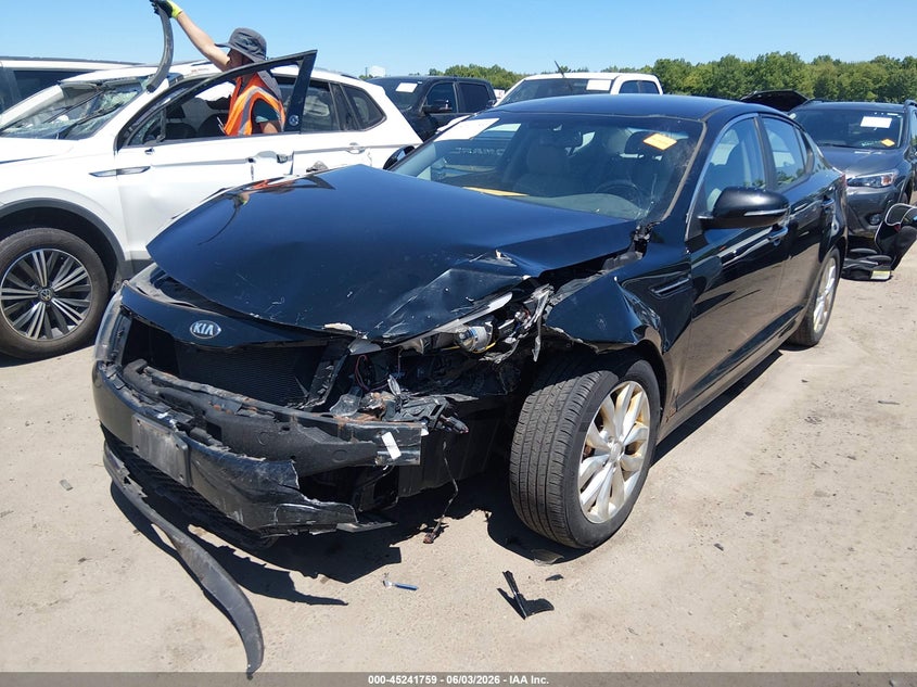 2015 Kia Optima VIN 5XXGN4A75FG397876 IAAI salvage auction — FRONT END, Salvage Title, sold $525 on 2026-07-28 (photo 6)