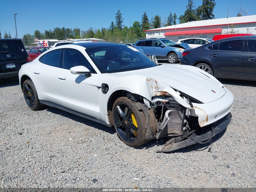 2021 Porsche Taycan VIN WP0AC2Y18MSA63798 — IAAI salvage auction photo