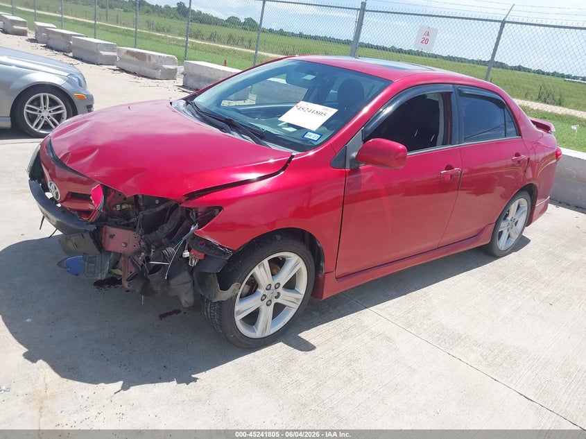 2013 Toyota Corolla VIN 5YFBU4EE7DP124688 IAAI salvage auction — FRONT END, Salvage Title, sold $950 on 2026-07-24 (photo 2)