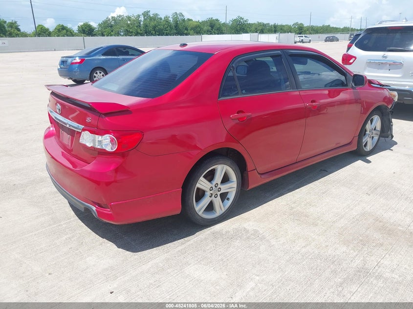 2013 Toyota Corolla VIN 5YFBU4EE7DP124688 IAAI salvage auction — FRONT END, Salvage Title, sold $950 on 2026-07-24 (photo 4)