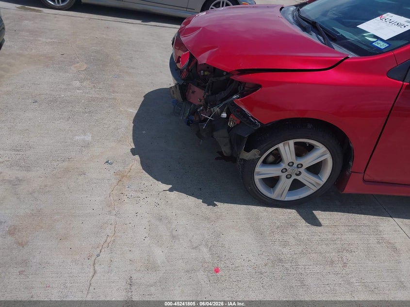 2013 Toyota Corolla VIN 5YFBU4EE7DP124688 IAAI salvage auction — FRONT END, Salvage Title, sold $950 on 2026-07-24 (photo 6)