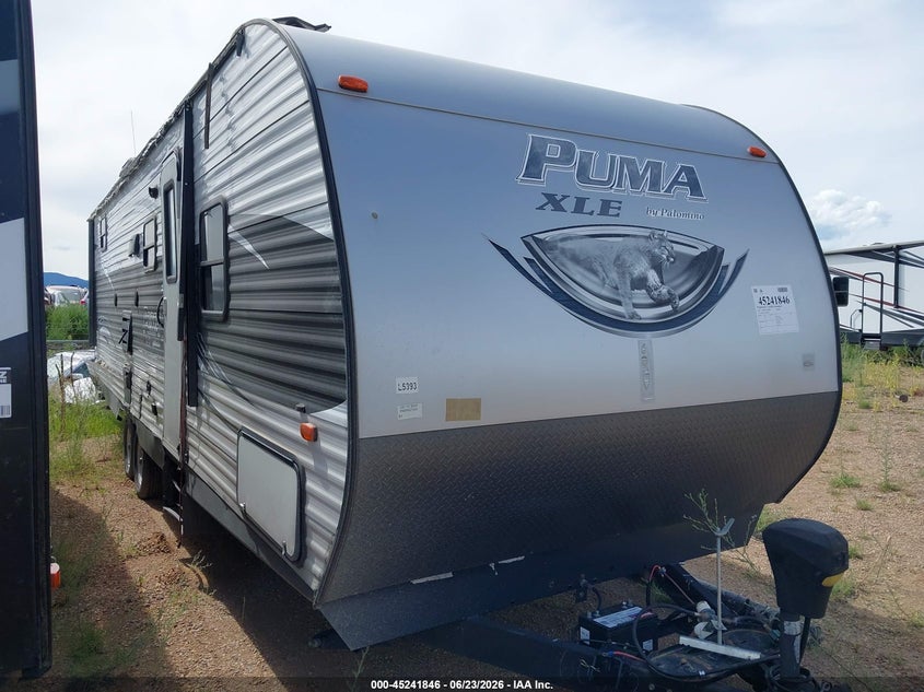 2016 Puma VIN 4X4TPUC21GP060622 IAAI salvage auction — ROLLOVER, Certificate Of Title (Montana), sold $25 on 2026-07-28 (photo 1)