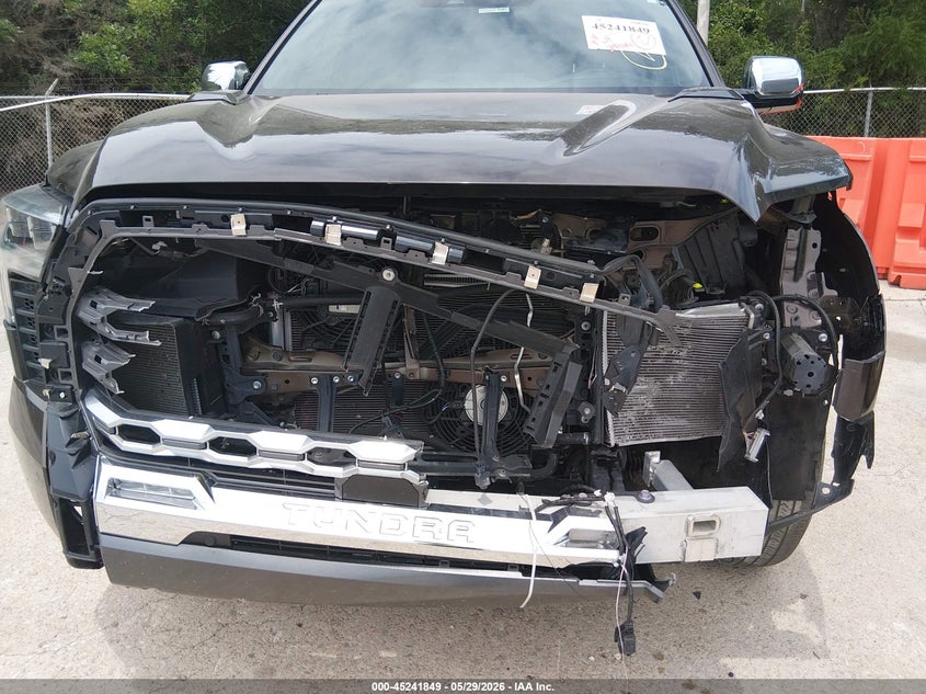 2024 Toyota Tundra VIN 5TFMC5BC2RX001197 IAAI salvage auction — Front End, Clear (Mississippi), sold $32,300 on 2026-07-03 (photo 6)