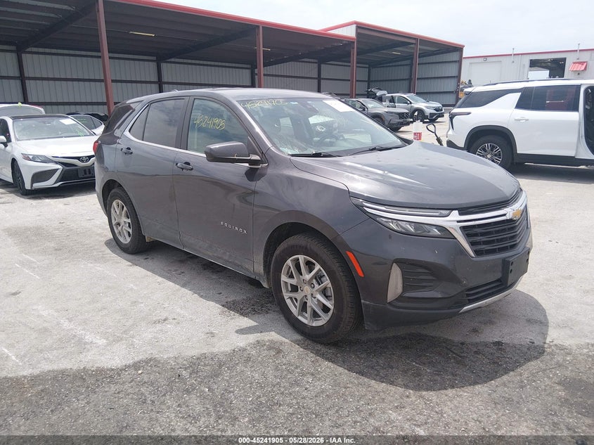 2022 Chevrolet Equinox VIN 2GNAXTEV0N6126595 IAAI salvage auction — STORM DAMAGE, Salvage Title, sold $2,950 on 2026-07-18 (photo 1)