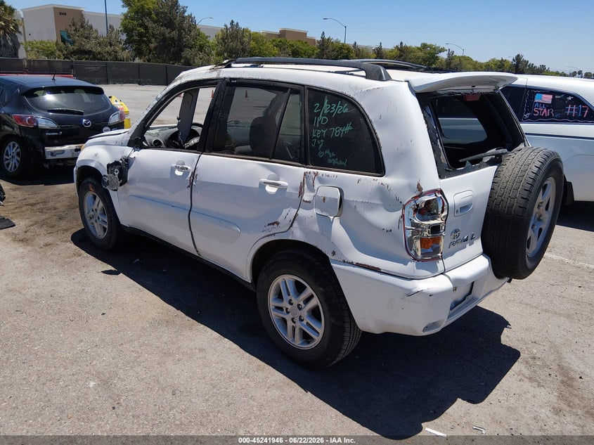 2002 Toyota Rav4 VIN JTEGH20V620077646 IAAI salvage auction — ROLLOVER, Salvage (California), sold $625 on 2026-07-13 (photo 3)