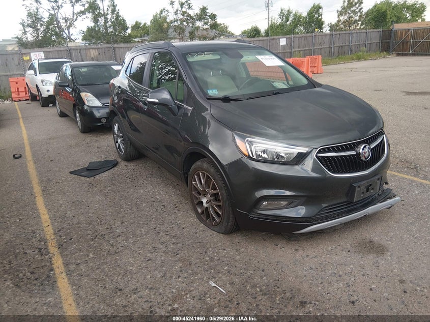 2017 Buick Encore VIN KL4CJ1SB0HB167550 IAAI salvage auction — FRONT END, Salvage (Massachusetts), sold $1,600 on 2026-07-28 (photo 1)