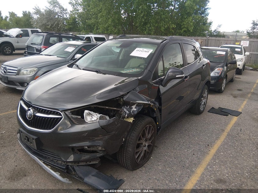 2017 Buick Encore VIN KL4CJ1SB0HB167550 IAAI salvage auction — FRONT END, Salvage (Massachusetts), sold $1,600 on 2026-07-28 (photo 2)