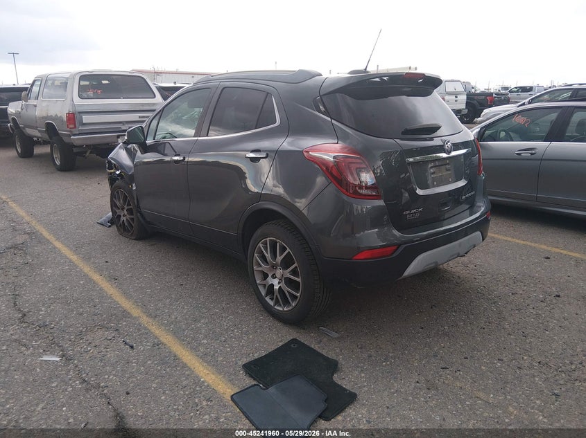 2017 Buick Encore VIN KL4CJ1SB0HB167550 IAAI salvage auction — FRONT END, Salvage (Massachusetts), sold $1,600 on 2026-07-28 (photo 3)