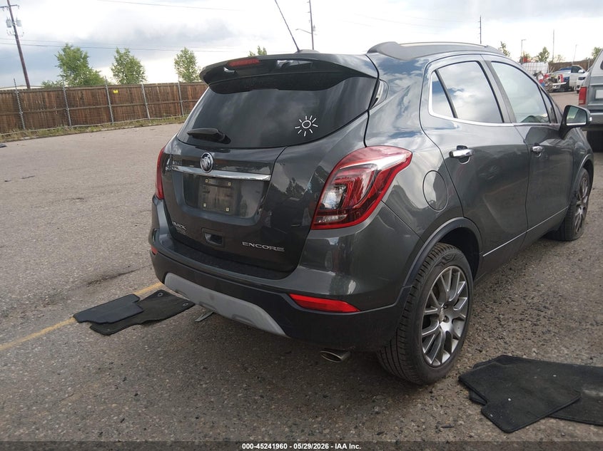 2017 Buick Encore VIN KL4CJ1SB0HB167550 IAAI salvage auction — FRONT END, Salvage (Massachusetts), sold $1,600 on 2026-07-28 (photo 4)