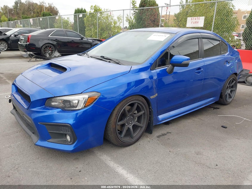 2019 Subaru Wrx VIN JF1VA1J62K9816594 IAAI salvage auction — REAR END, Salvage (California), sold $4,800 on 2026-07-16 (photo 2)