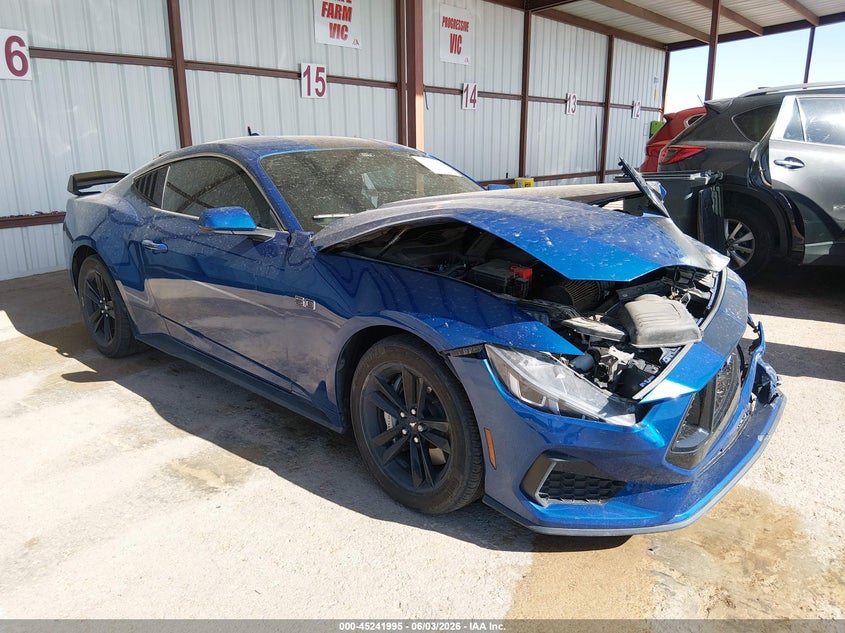 2024 Ford Mustang VIN 1FA6P8CF3R5422628 IAAI salvage auction — FRONT END, Salvage Title, sold $11,000 on 2026-07-22 (photo 1)