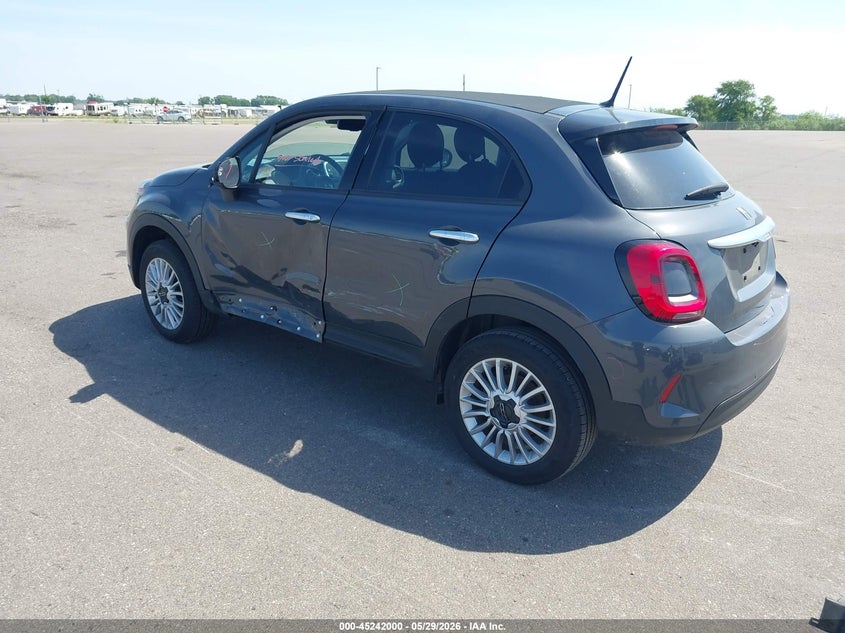 2023 Fiat 500x VIN ZFBNF3B13PP989122 IAAI salvage auction — SIDE, Salvage Title, sold $4,850 on 2026-08-02 (photo 3)