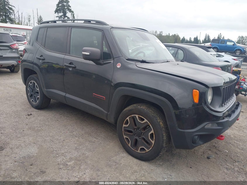 2017 Jeep Renegade VIN ZACCJBCB7HPE55923 IAAI salvage auction — FRONT END, Salvage Title, sold $1,275 on 2026-07-29 (photo 1)
