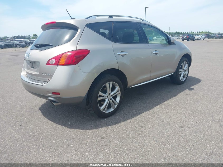 2010 Nissan Murano VIN JN8AZ1MW3AW140321 IAAI salvage auction — FRONT END, Prior Salvage (Minnesota), sold $1,250 on 2026-07-16 (photo 4)