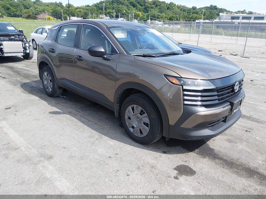 2025 Nissan Kicks VIN 3N8AP6BA4SL319615 IAAI salvage auction — HAIL, Salvage Title, sold $8,700 on 2026-07-24 (photo 1)