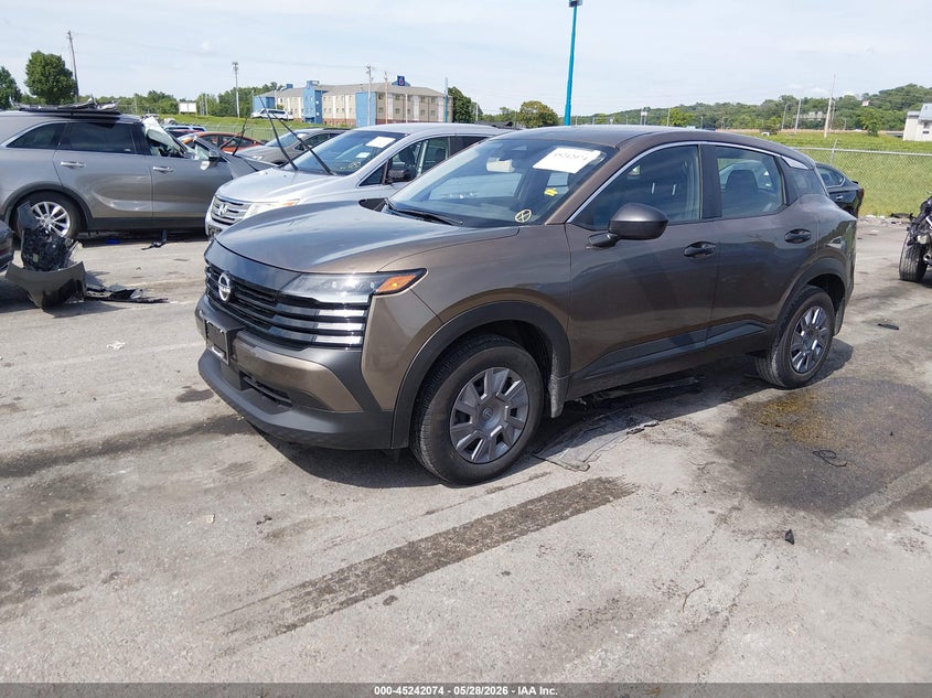 2025 Nissan Kicks VIN 3N8AP6BA4SL319615 IAAI salvage auction — HAIL, Salvage Title, sold $8,700 on 2026-07-24 (photo 2)