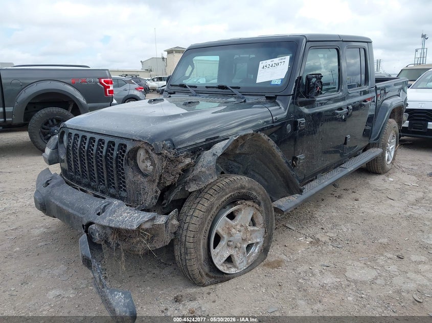 2023 Jeep Gladiator VIN 1C6HJTAG4PL505729 IAAI salvage auction — SIDE, Salvage Title, sold $8,400 on 2026-07-31 (photo 2)