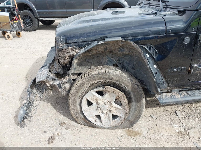 2023 Jeep Gladiator VIN 1C6HJTAG4PL505729 IAAI salvage auction — SIDE, Salvage Title, sold $8,400 on 2026-07-31 (photo 6)