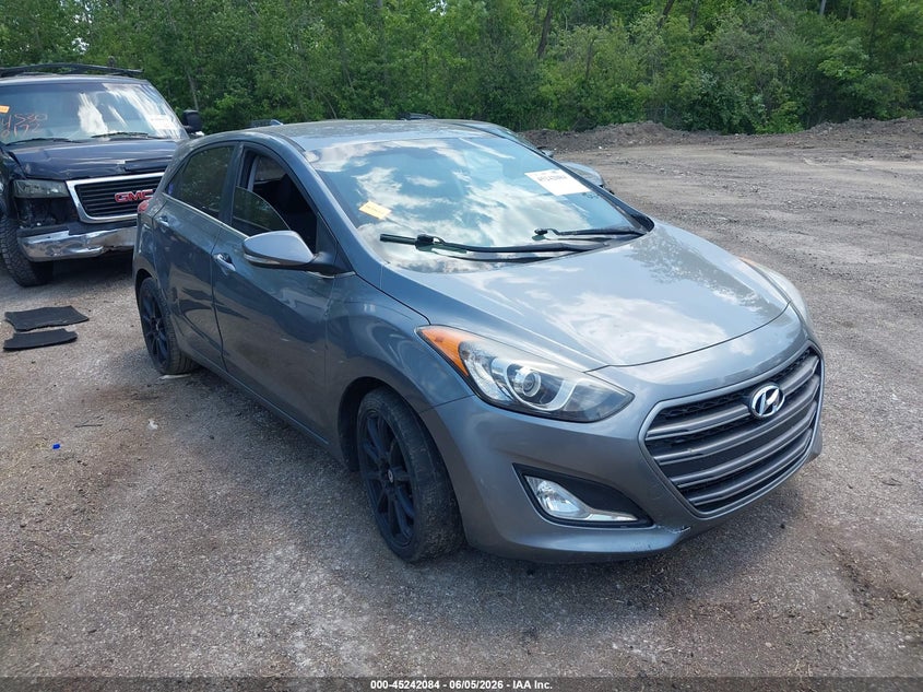 2016 Hyundai Elantra VIN KMHD35LH5GU305273 IAAI salvage auction — LEFT SIDE, Salvage (Ohio), sold $1,150 on 2026-07-14 (photo 1)