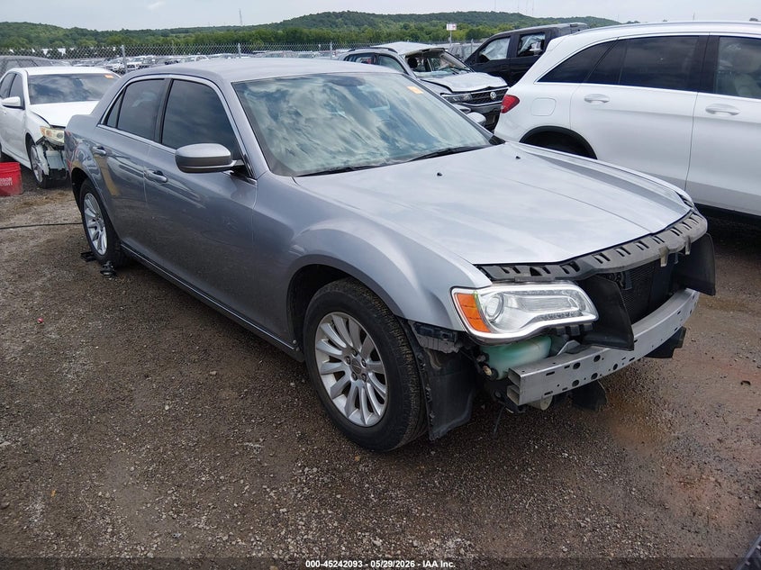 2014 Chrysler 300 VIN 2C3CCAAG0EH182795 IAAI salvage auction — FRONT END, Wait Title, sold $2,275 on 2026-09-01 (photo 1)