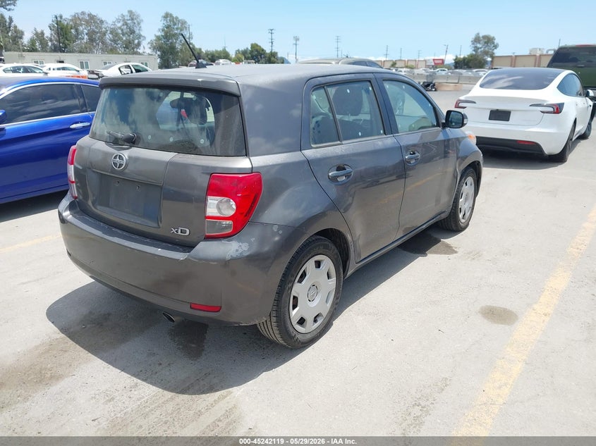 2008 Scion Xd VIN JTKKU10468J010939 IAAI salvage auction — LEFT SIDE, Salvage (California), sold $1,200 on 2026-07-15 (photo 4)