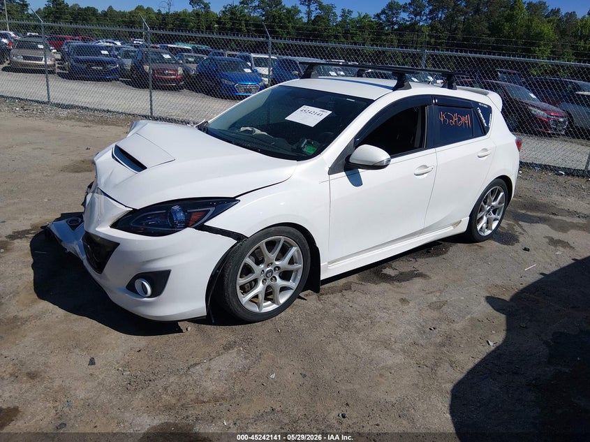 2012 Mazda 3 VIN JM1BL1L38C1646977 IAAI salvage auction — RIGHT FRONT, Salvage Title, sold $425 on 2026-07-10 (photo 2)