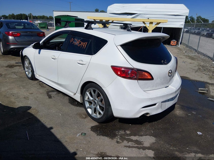 2012 Mazda 3 VIN JM1BL1L38C1646977 IAAI salvage auction — RIGHT FRONT, Salvage Title, sold $425 on 2026-07-10 (photo 3)