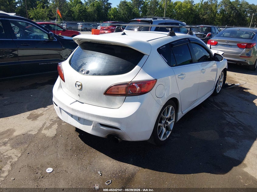 2012 Mazda 3 VIN JM1BL1L38C1646977 IAAI salvage auction — RIGHT FRONT, Salvage Title, sold $425 on 2026-07-10 (photo 4)
